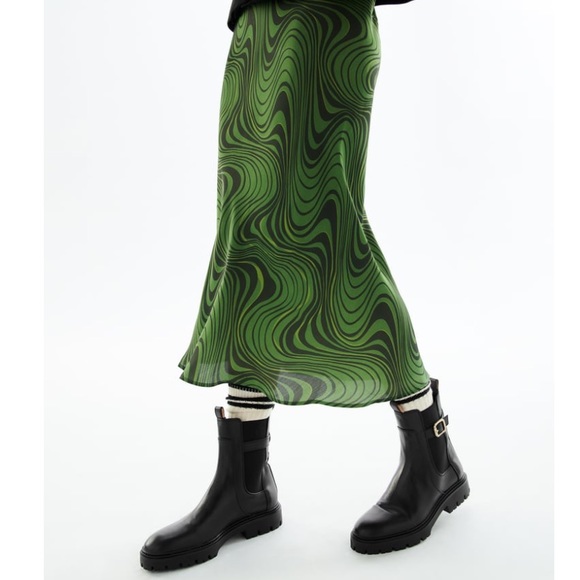 ZARA Leather Ankle Boots With Buckle New With Tag - Picture 3 of 14